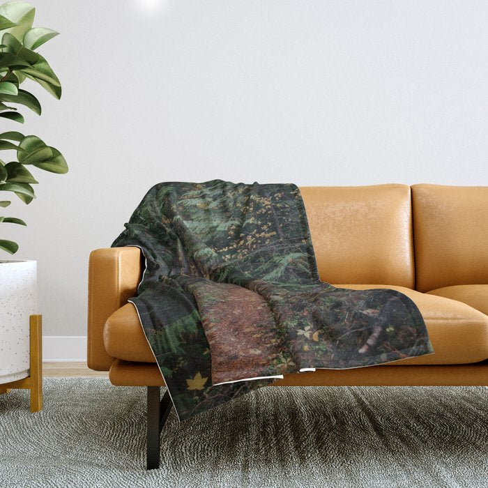 Fall Trail Throw Blanket Gallery Image 1