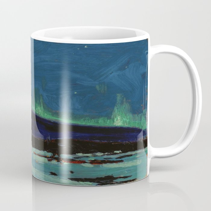 Tom Thomson Northern Lights Canadian Landscape Artist Coffee Mug Gallery Image 1