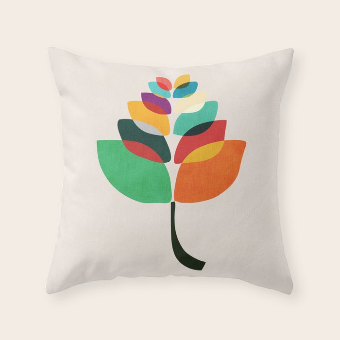 Lotus flower Throw Pillow Gallery Image 6