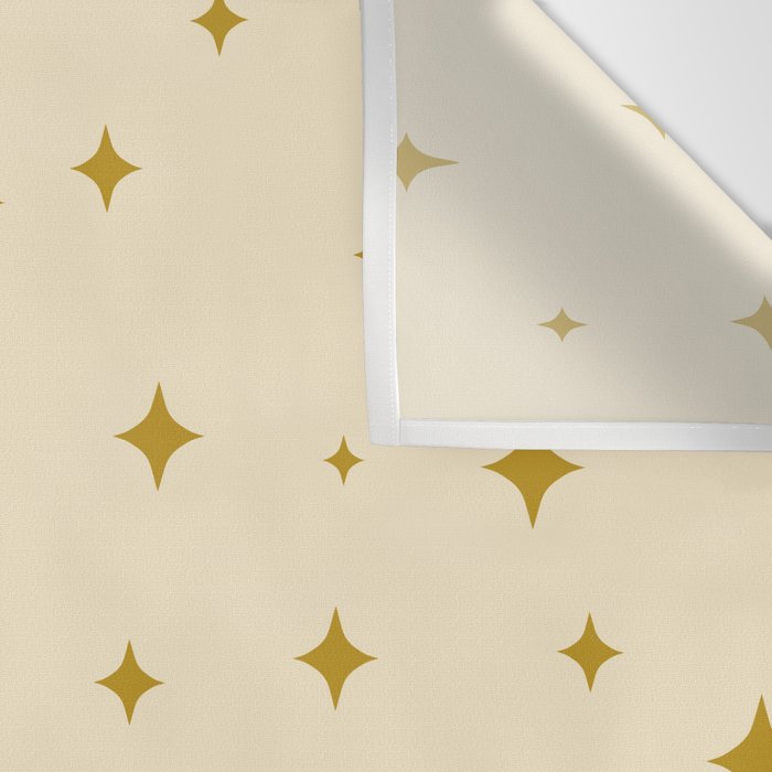 Make a wish - Gold star pattern Wall Tapestry Gallery Image 3