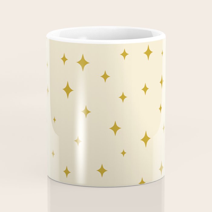 Make a wish - Gold star pattern Coffee Mug Gallery Image 4