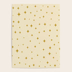 Make a wish - Gold star pattern Poster Gallery Image 4