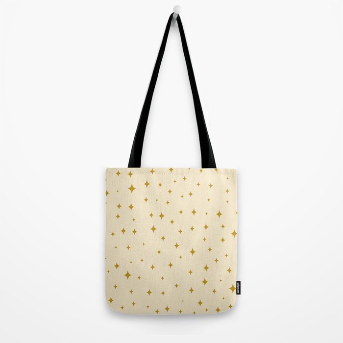 Make a wish - Gold star pattern Tote Bag Gallery Image 2
