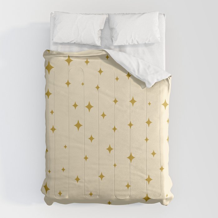 Make a wish - Gold star pattern Comforter Gallery Image 6