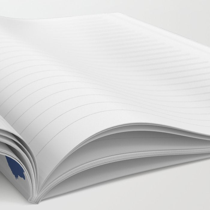Buffalo Bison Pattern Blue and Gray Notebook Gallery Image 2