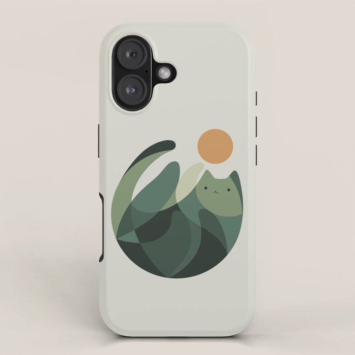 Cat Landscape 121 iPhone Case Gallery Image 1