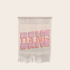 DANG - western style saloon font in retro mod colors (bright pink and orange) Wall Hanging Gallery Image 1