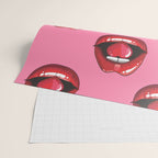 Red Lips with Heart Wrapping Paper Gallery Image 2