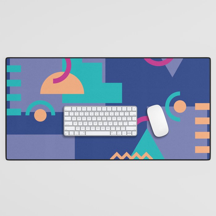 Memphis pattern 81 - 80s / 90s Retro Desk Mat Gallery Image 1
