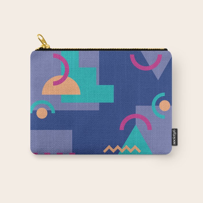 Memphis pattern 81 - 80s / 90s Retro Carry All Pouch Gallery Image 1