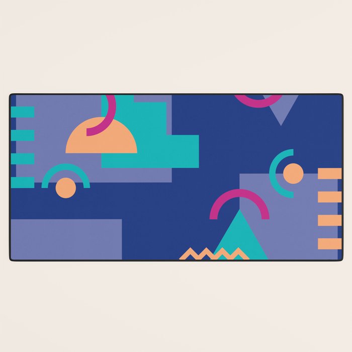 Memphis pattern 81 - 80s / 90s Retro Desk Mat Gallery Image 3