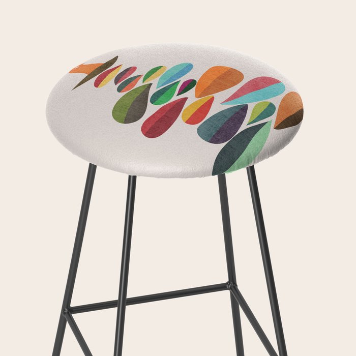 Bird nesting on top of pebbles hill Stool Gallery Image 2