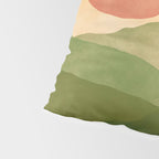 Abstract Art Print - Watercolor Mountain #1 Pillow Sham Gallery Image 4