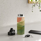 Abstract Art Print - Watercolor Mountain #1 Water Bottle Gallery Image 4