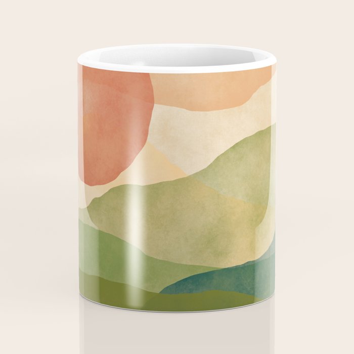 Abstract Art Print - Watercolor Mountain #1 Coffee Mug Gallery Image 4
