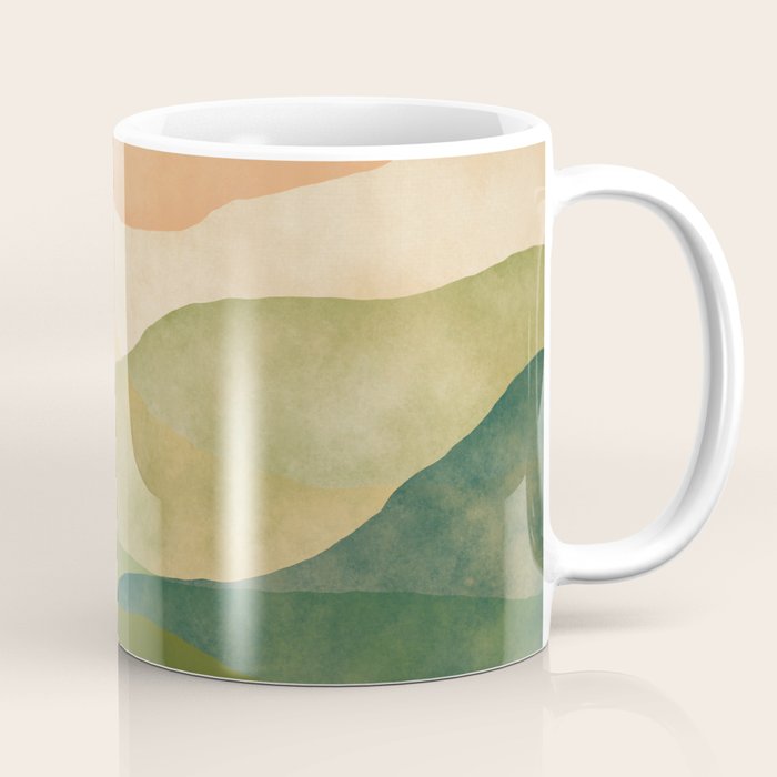Abstract Art Print - Watercolor Mountain #1 Coffee Mug Gallery Image 1
