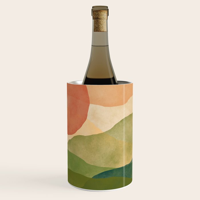 Abstract Art Print - Watercolor Mountain #1 Wine Chiller Gallery Image 1