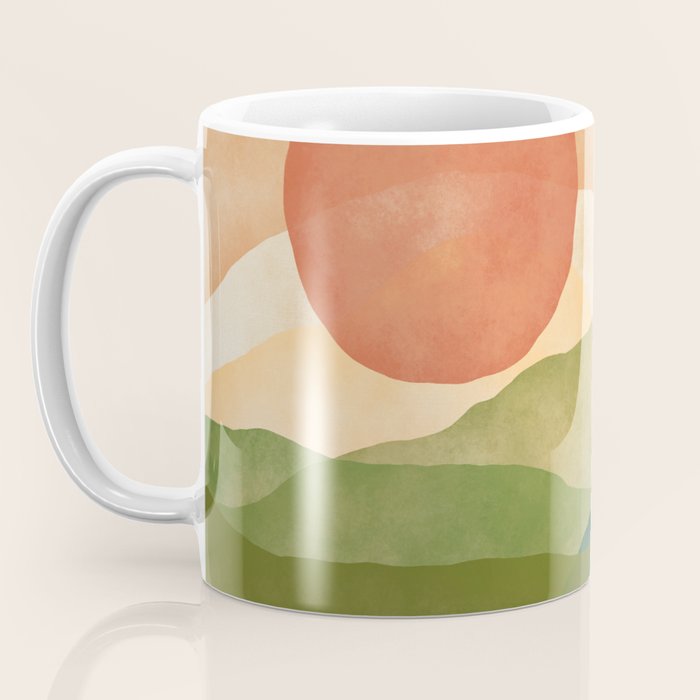 Abstract Art Print - Watercolor Mountain #1 Coffee Mug Gallery Image 3