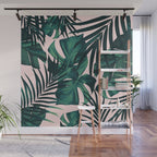Tropical Jungle Leaves Pattern #5 #tropical #decor #art #society6 Wall Mural Gallery Image 1