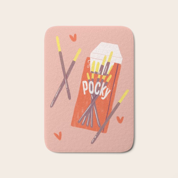 Pocky Time Bath Mat Gallery Image 1
