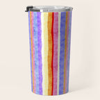 Colorful tye&die stripes Travel Mug Gallery Image 3