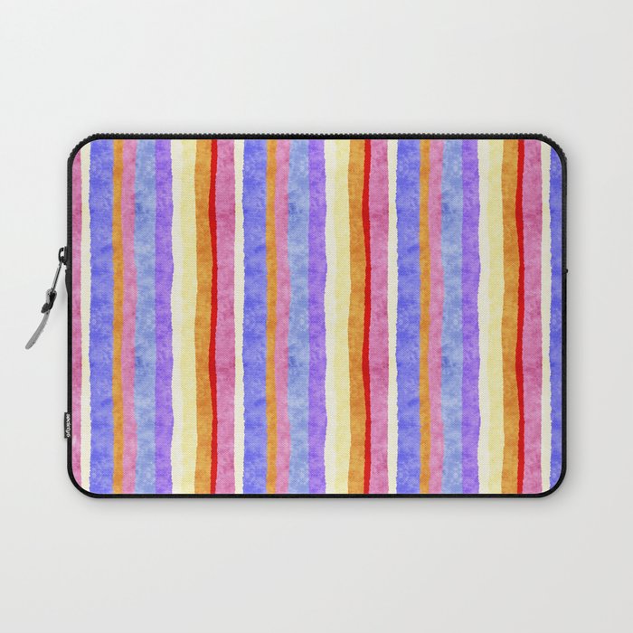 Colorful tye&die stripes Laptop Sleeve Gallery Image 1