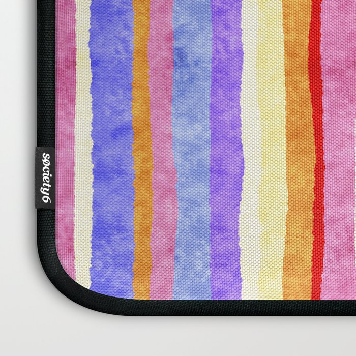 Colorful tye&die stripes Laptop Sleeve Gallery Image 3