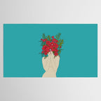 Blooming Red Tablecloth Gallery Image 2