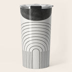 Geometric Minimal Shape Study No1. Travel Mug Gallery Image 1