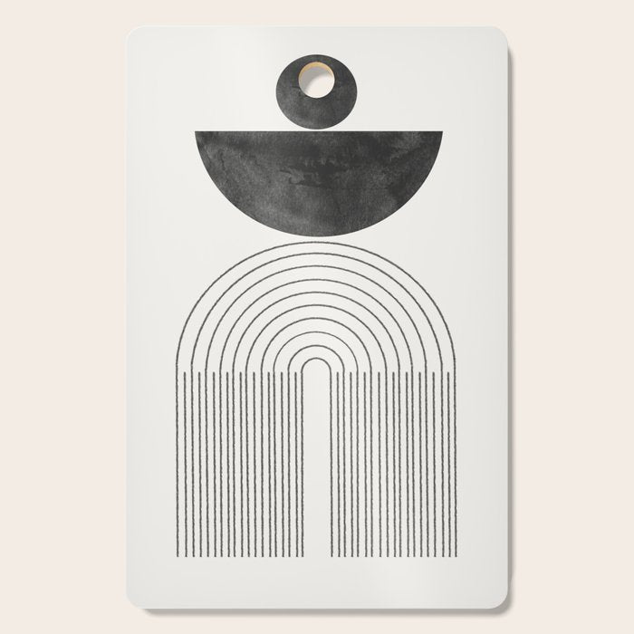 Geometric Minimal Shape Study No1. Cutting Board Gallery Image 1