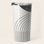 Geometric Minimal Shape Study No1. Travel Mug Gallery Image 3