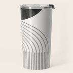 Geometric Minimal Shape Study No1. Travel Mug Gallery Image 2