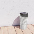 Geometric Minimal Shape Study No1. Travel Mug Gallery Image 4