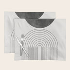 Geometric Minimal Shape Study No1. Placemat Gallery Image 1