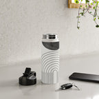 Geometric Minimal Shape Study No1. Water Bottle Gallery Image 4