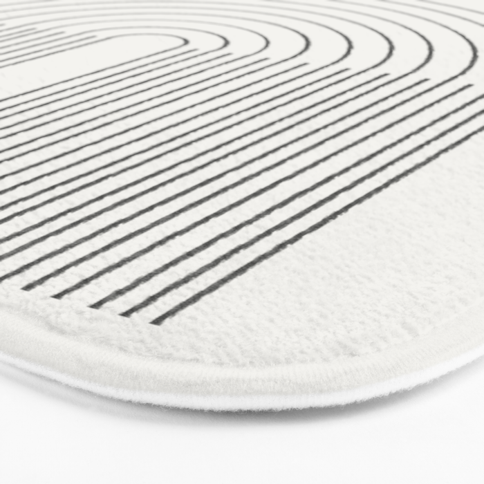 Geometric Minimal Shape Study No1. Bath Mat Gallery Image 3