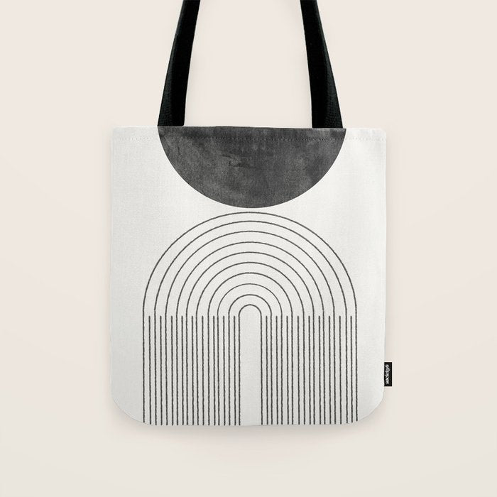 Geometric Minimal Shape Study No1. Tote Bag Gallery Image 1
