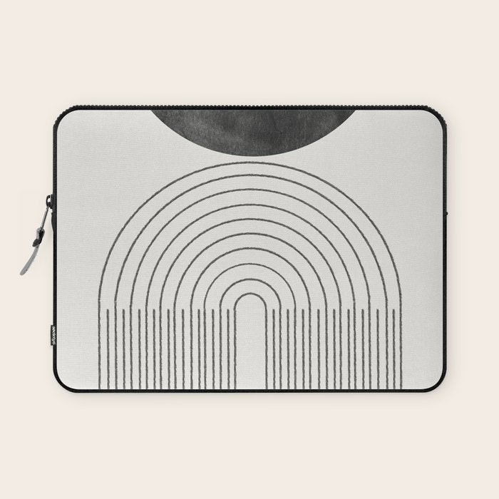 Geometric Minimal Shape Study No1. Laptop Sleeve Gallery Image 1