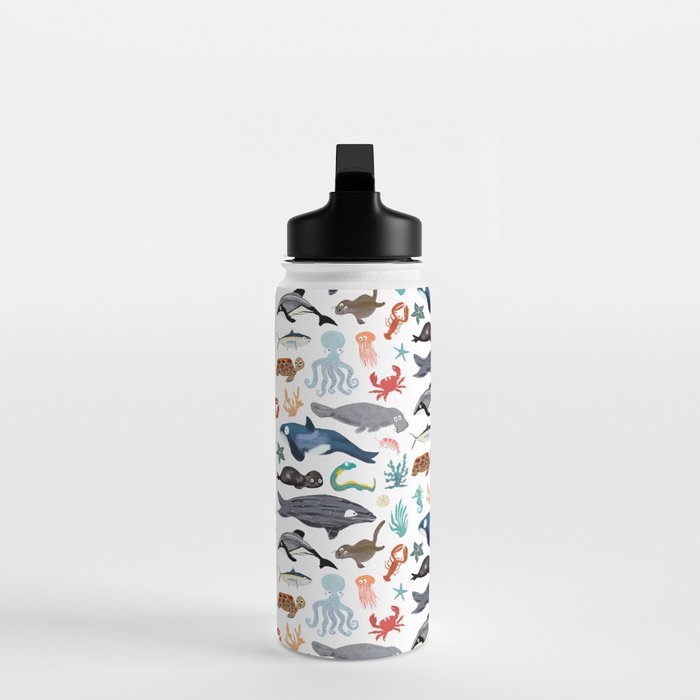 Sea Change: Ocean Animals Water Bottle Gallery Image 3