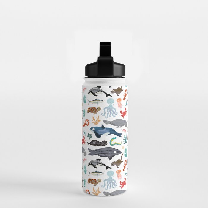 Sea Change: Ocean Animals Water Bottle Gallery Image 2