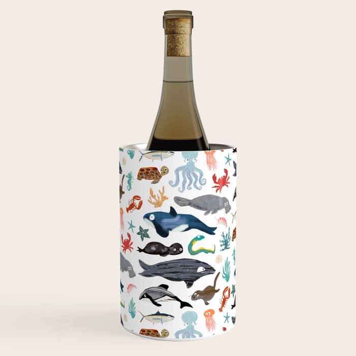 Sea Change: Ocean Animals Wine Chiller Gallery Image 3