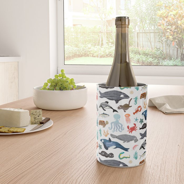 Sea Change: Ocean Animals Wine Chiller Gallery Image 4