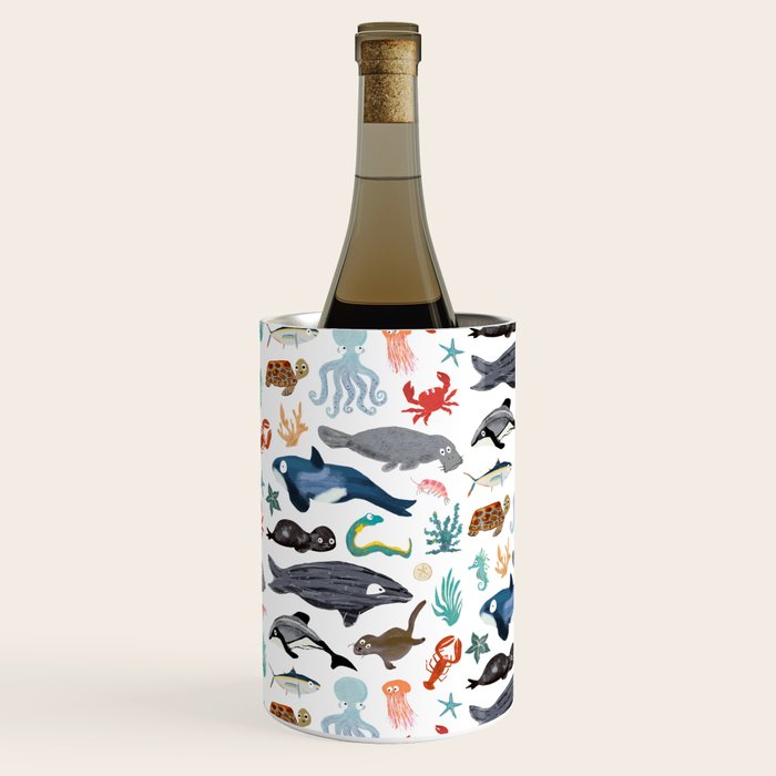 Sea Change: Ocean Animals Wine Chiller Gallery Image 2