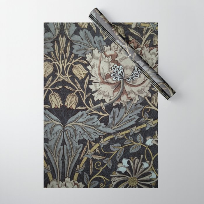 William Morris floral design, William Morris design Wrapping Paper Gallery Image 1