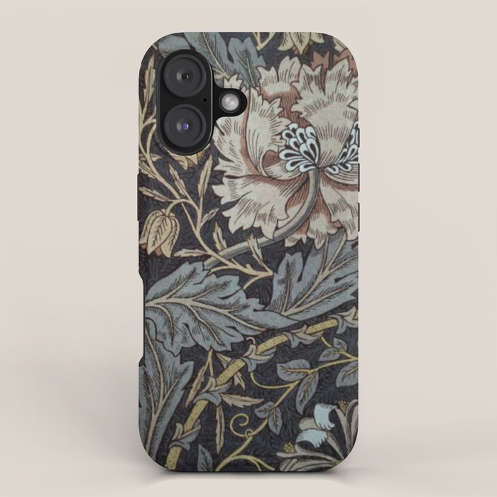 William Morris floral design, William Morris design iPhone Case Gallery Image 1