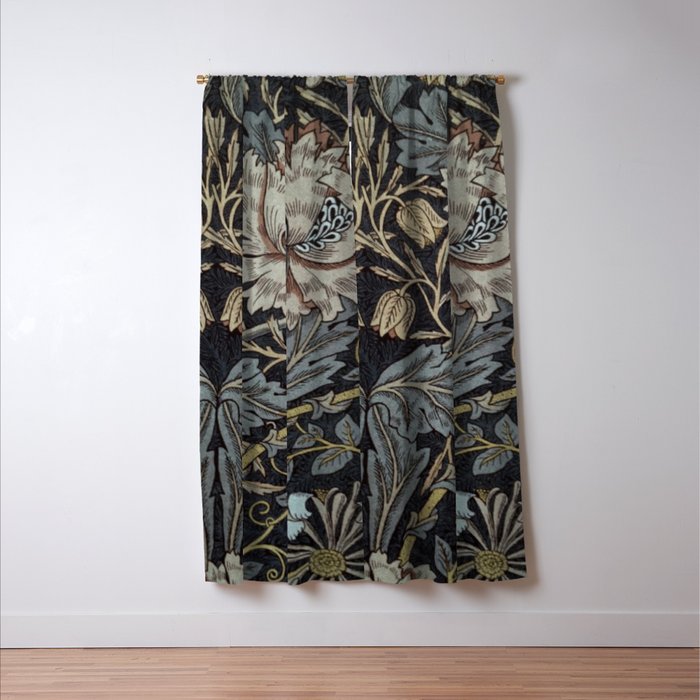William Morris floral design, William Morris design Window Curtain Gallery Image 3