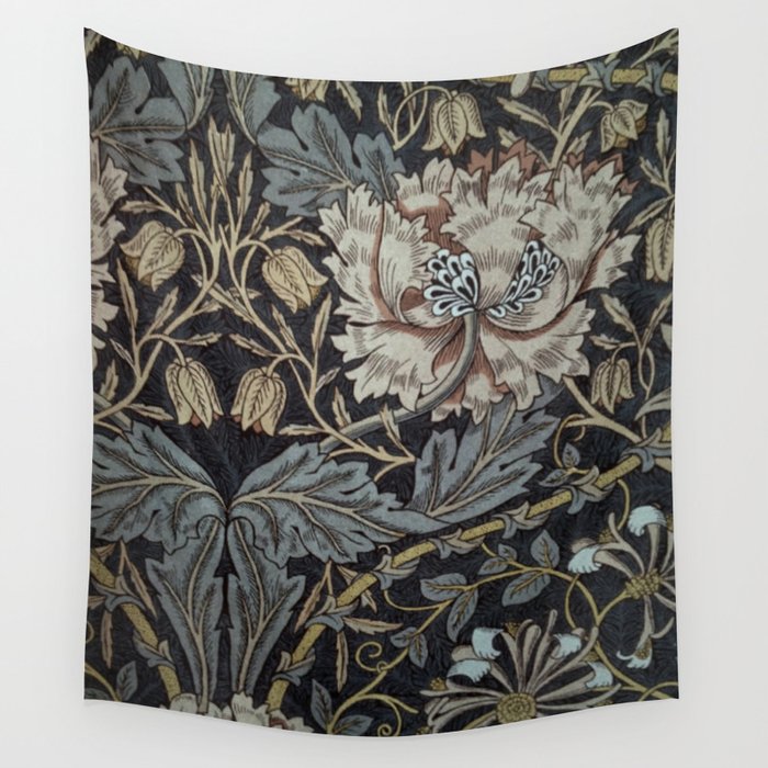 William Morris floral design, William Morris design Wall Tapestry Gallery Image 4