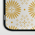 Happy Sunshine - yellow art, sunshine, boho art, bohemian, tile, home decor, yellow, yellow art print Laptop Sleeve Gallery Image 3