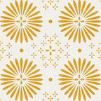 Happy Sunshine - yellow art, sunshine, boho art, bohemian, tile, home decor, yellow, yellow art print Coffee Mug Gallery Image 2