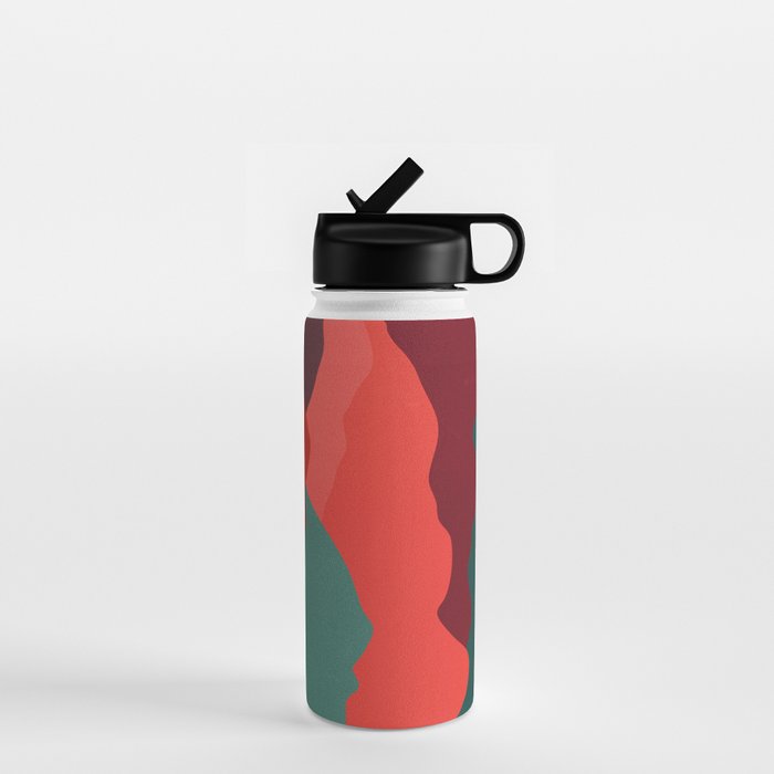 Art Clouds: Mid Century Edition Water Bottle Gallery Image 1